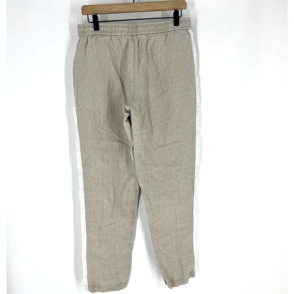Tommy Bahama Pants Size Small Womens Khaki High Rise Linen Easy Natural Beach - Picture 5 of 8